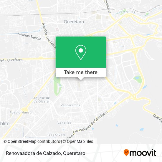 Mapa de Renovaadora de Calzado