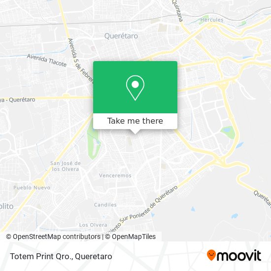Mapa de Totem Print Qro.
