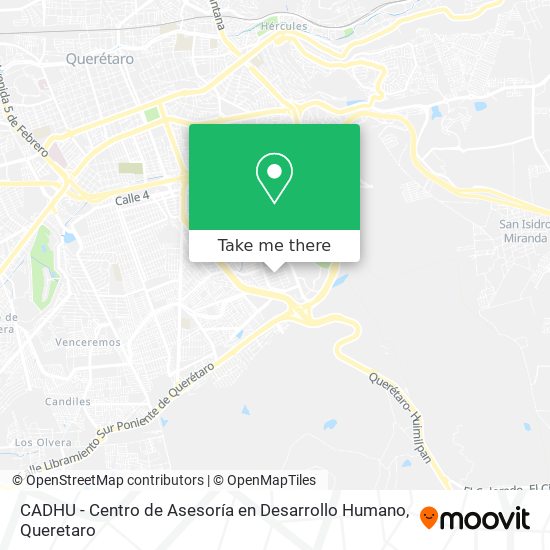 CADHU - Centro de Asesoría en Desarrollo Humano map