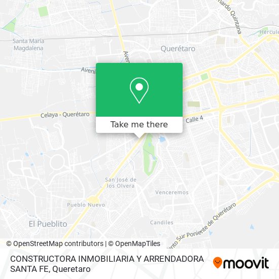 CONSTRUCTORA INMOBILIARIA Y ARRENDADORA SANTA FE map