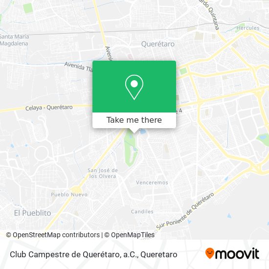 Club Campestre de Querétaro, a.C. map