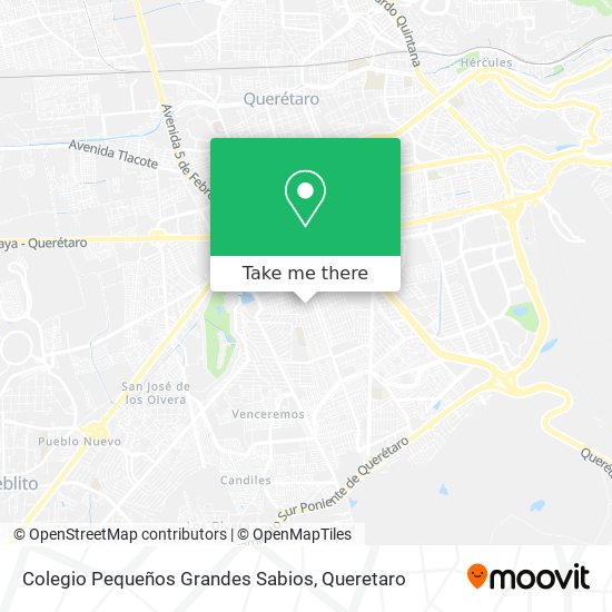 Mapa de Colegio Pequeños Grandes Sabios
