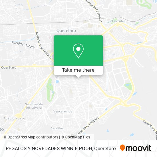 REGALOS Y NOVEDADES WINNIE POOH map