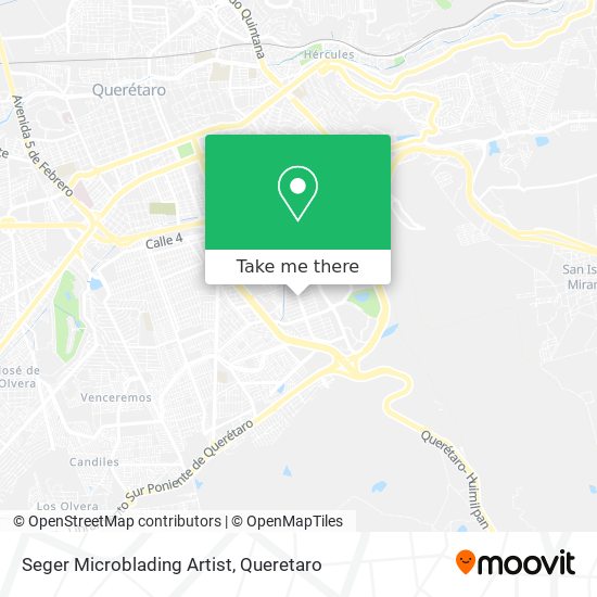 Seger Microblading Artist map