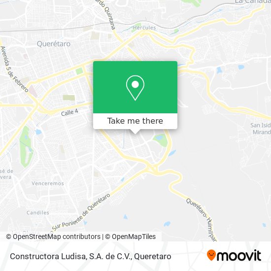 Mapa de Constructora Ludisa, S.A. de C.V.