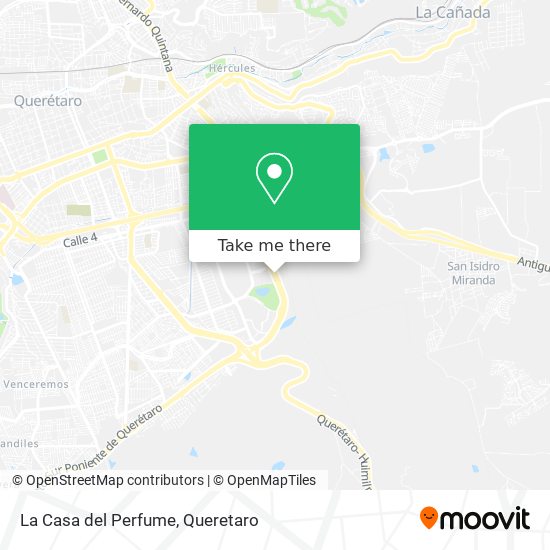 Mapa de La Casa del Perfume