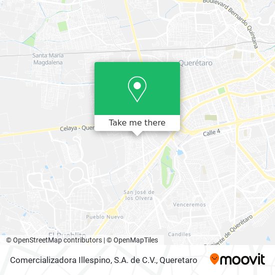 Mapa de Comercializadora Illespino, S.A. de C.V.