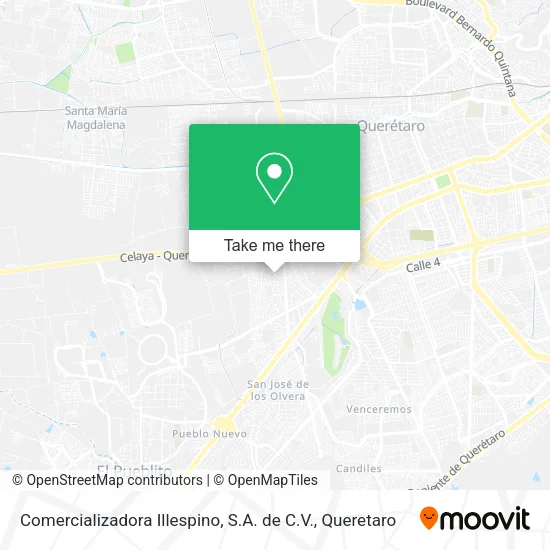 Mapa de Comercializadora Illespino, S.A. de C.V.