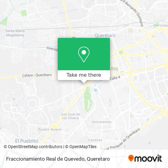Mapa de Fraccionamiento Real de Quevedo