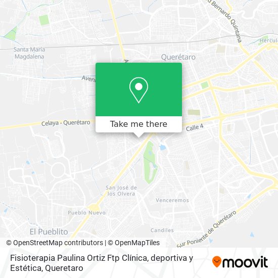 Fisioterapia Paulina Ortiz Ftp Clínica, deportiva y Estética map