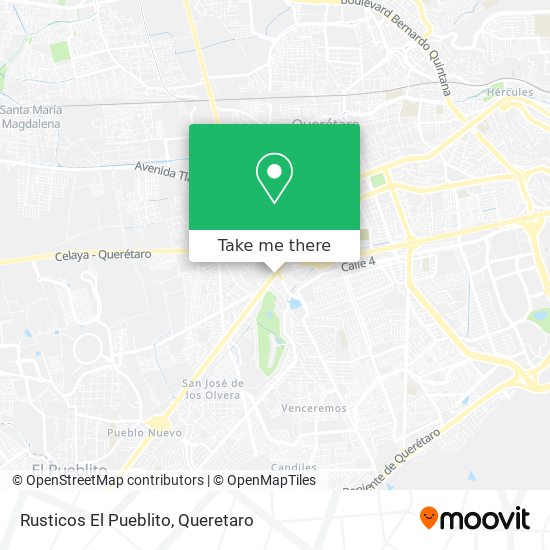 Mapa de Rusticos El Pueblito