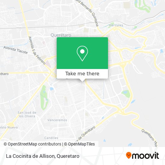 Mapa de La Cocinita de Allison