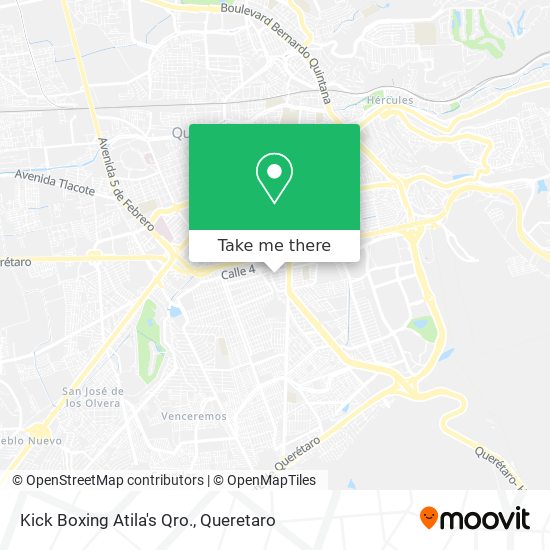 Kick Boxing Atila's Qro. map