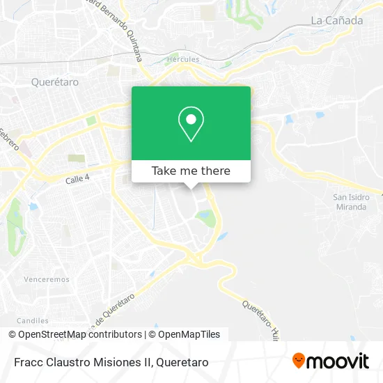 Fracc Claustro Misiones II map