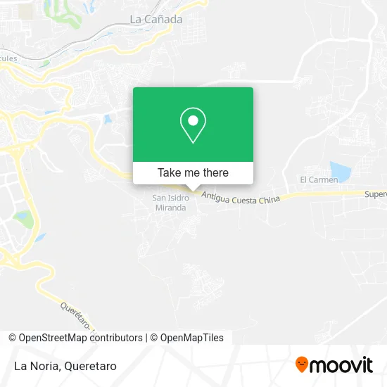 Mapa de La Noria