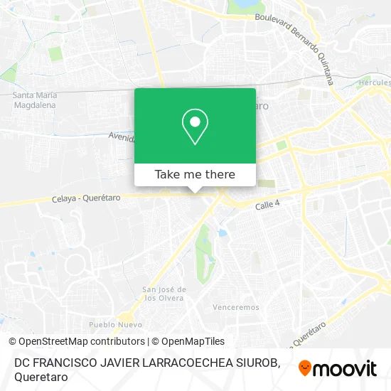 DC FRANCISCO JAVIER LARRACOECHEA SIUROB map