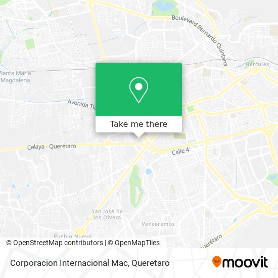Corporacion Internacional Mac map