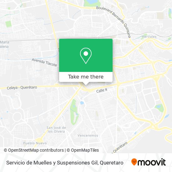 Mapa de Servicio de Muelles y Suspensiones Gil
