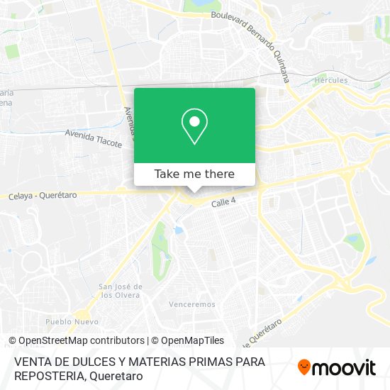 VENTA DE DULCES Y MATERIAS PRIMAS PARA REPOSTERIA map