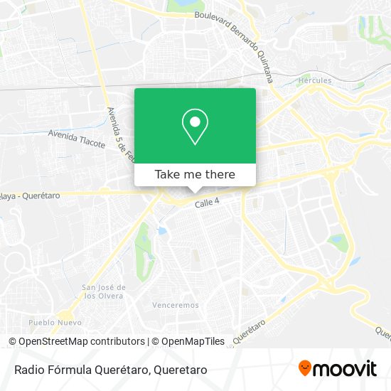 Radio Fórmula Querétaro map