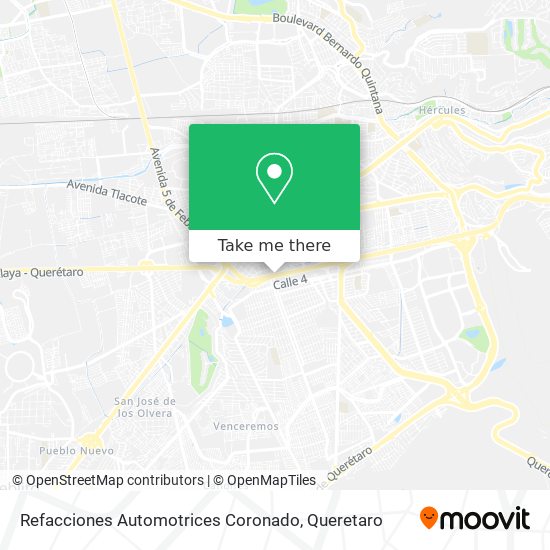 Refacciones Automotrices Coronado map