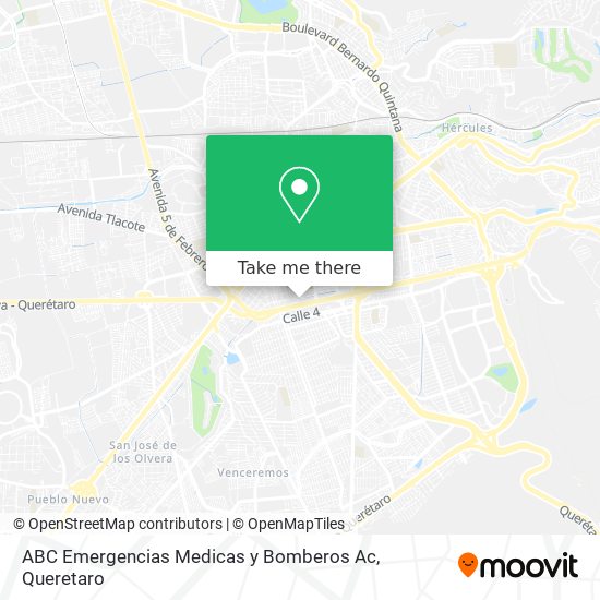 ABC Emergencias Medicas y Bomberos Ac map