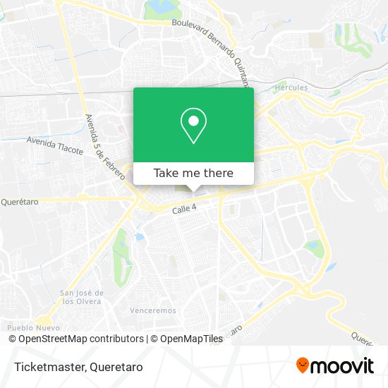 Ticketmaster map