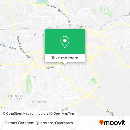 Camas Ceragem Queretaro map