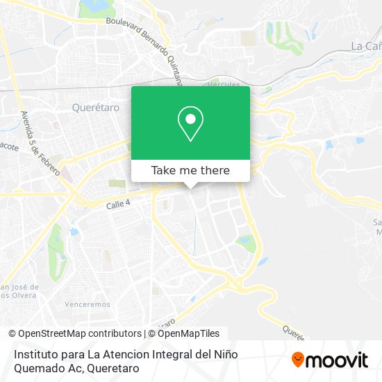 Mapa de Instituto para La Atencion Integral del Niño Quemado Ac