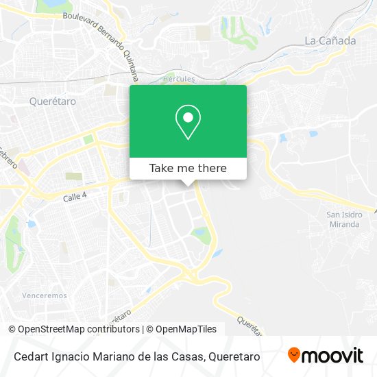 Cedart Ignacio Mariano de las Casas map