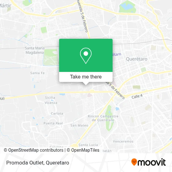 Promoda Outlet map
