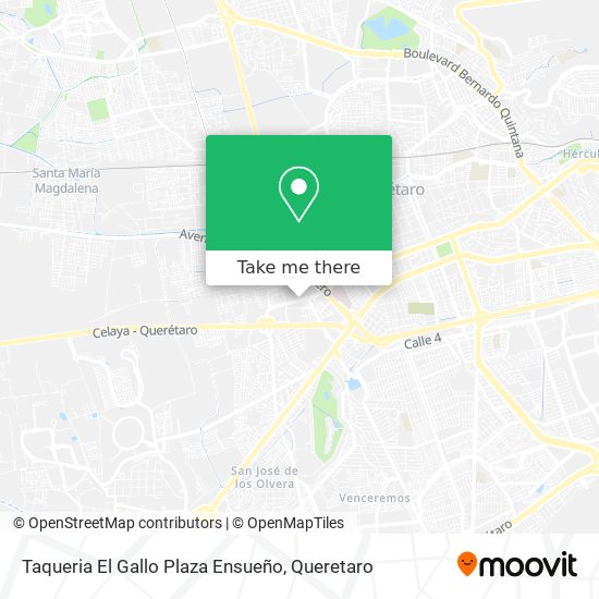 Mapa de Taqueria El Gallo Plaza Ensueño