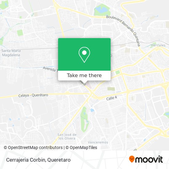 Mapa de Cerrajeria Corbin