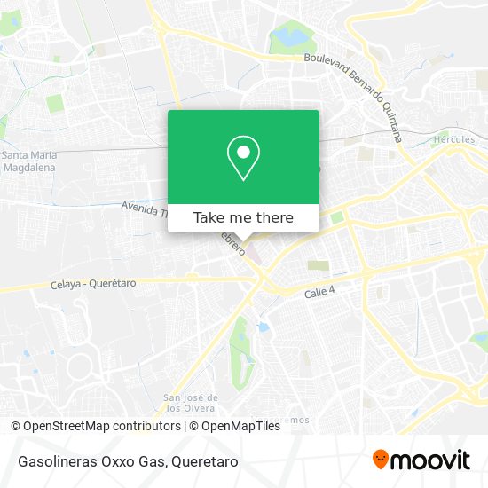 Gasolineras Oxxo Gas map