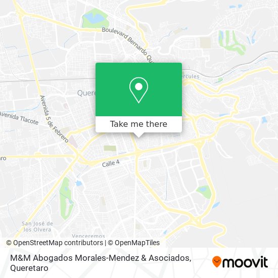 Mapa de M&M Abogados Morales-Mendez & Asociados