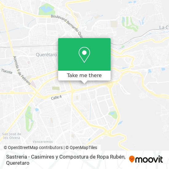 Sastreria - Casimires y Compostura de Ropa Rubén map