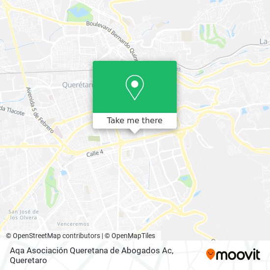 Aqa Asociación Queretana de Abogados Ac map