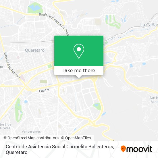 Mapa de Centro de Asistencia Social Carmelita Ballesteros