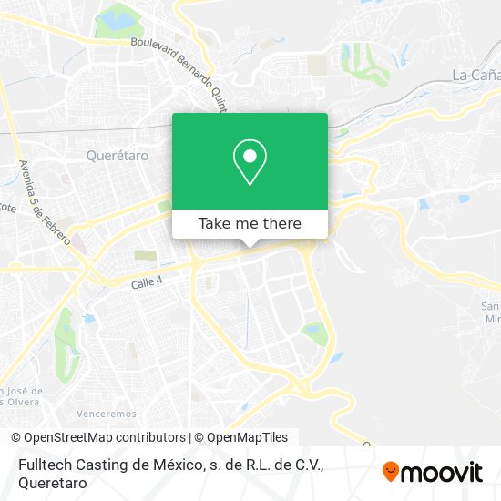 Mapa de Fulltech Casting de México, s. de R.L. de C.V.