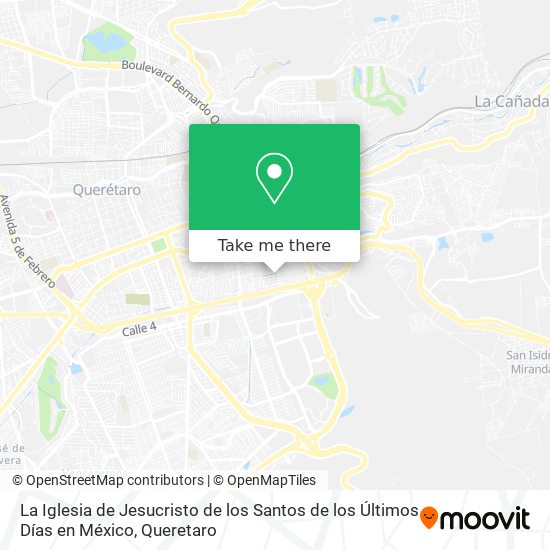 La Iglesia de Jesucristo de los Santos de los Últimos Días en México map