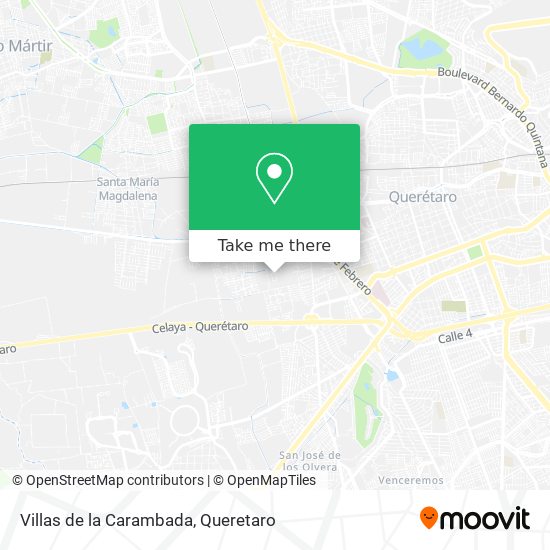 Villas de la Carambada map