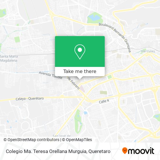 Colegio Ma. Teresa Orellana Murguia map