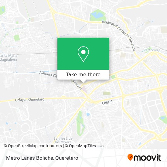 Mapa de Metro Lanes Boliche