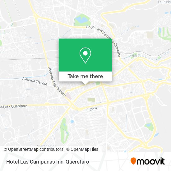 Hotel Las Campanas Inn map