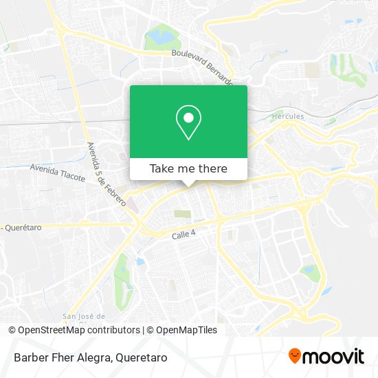 Mapa de Barber Fher Alegra