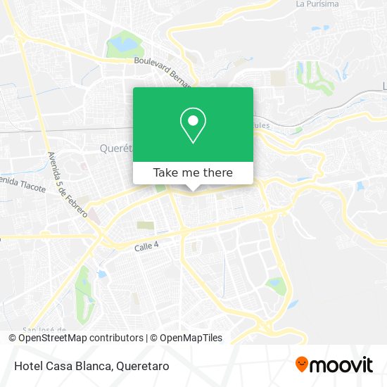 Hotel Casa Blanca map