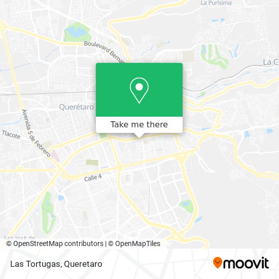 Mapa de Las Tortugas