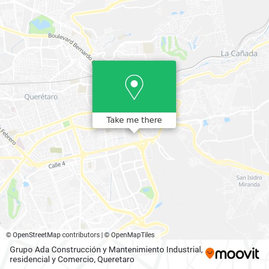 Grupo Ada Construcción y Mantenimiento Industrial, residencial y Comercio map