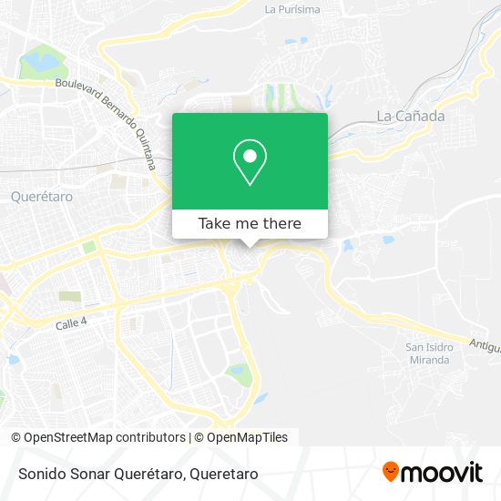 Sonido Sonar Querétaro map