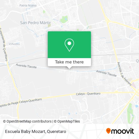 Mapa de Escuela Baby Mozart